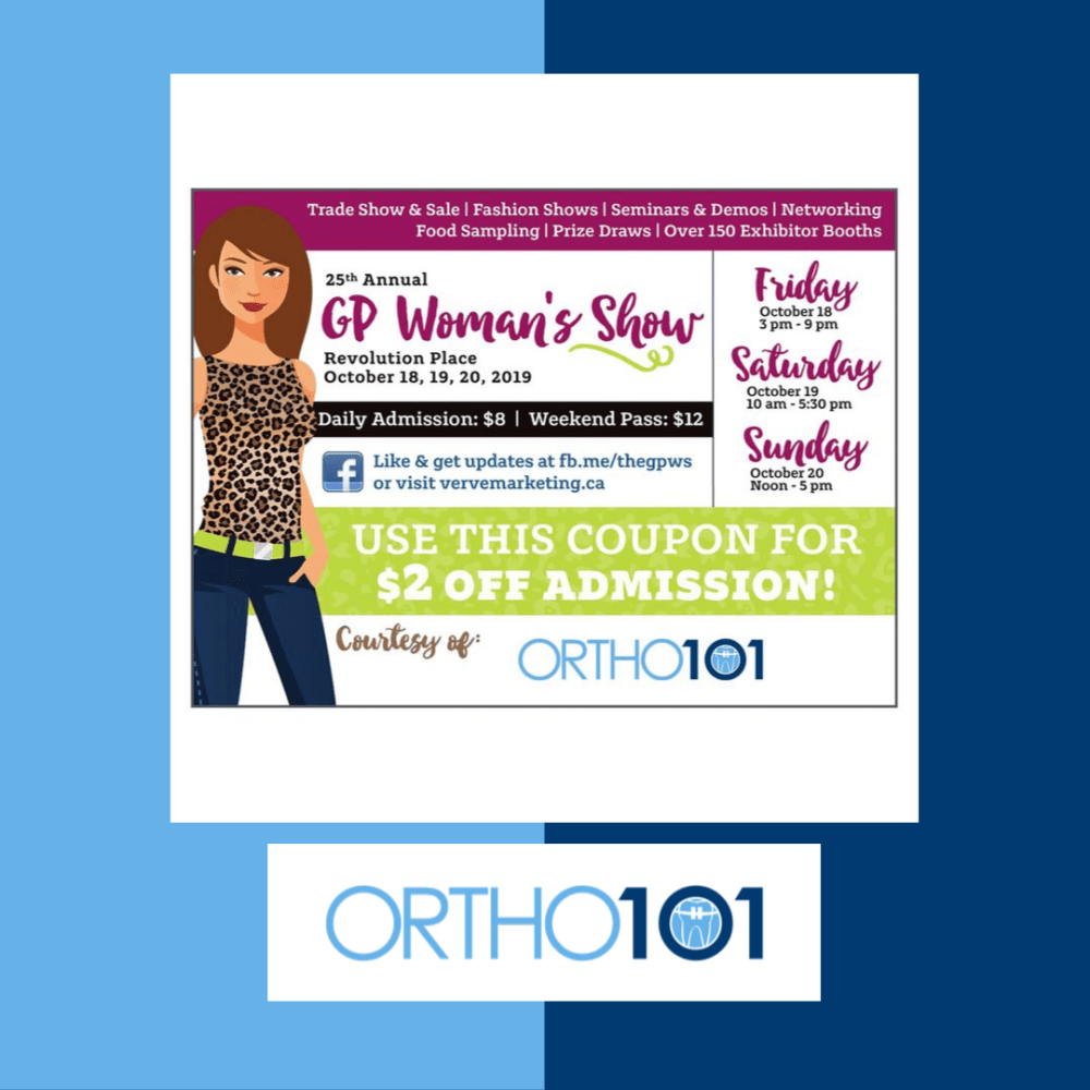 A Special Discount for The Woman’s Show! Grande Prairie orthodontist Dr. Chana